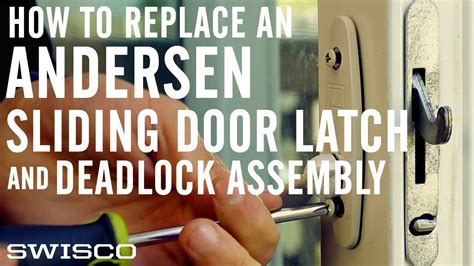 andersen sliding door lock replacement